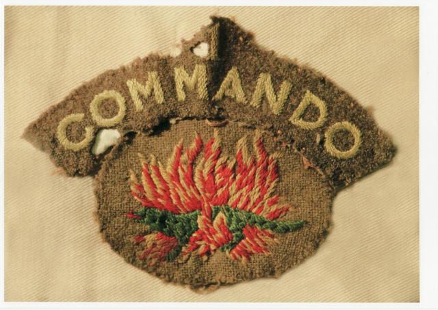 Commando insignia of Maurice Brown - attached to No.1 Cdo.