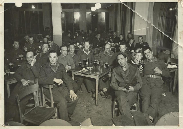 Jimmy Norton seated left at middle table