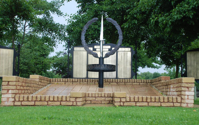 Memorial in the rain Friday before the service