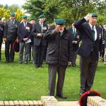 Jack and Joe laying Jacks wreath