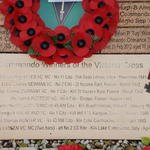 V,C,s Laid on the memorial Stone to Commando V,C. winners