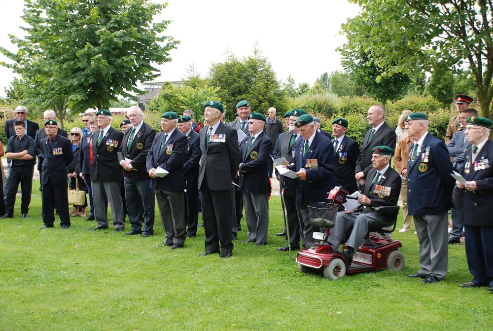 Veterans on parade Sunday morning