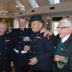 Roy Cadman (3 Cdo), Fred Davies (OFP), Fred Walker (3 Cdo), John Morris (2 Cdo)