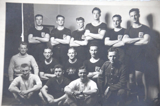 Stalag V111b Camp E361 - Rugby Team 1944