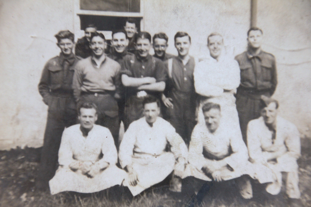 Group possibly POW's at Stalag V111b.