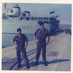 L/Cpl. Andy 'Paddy' McGaughey (left)  & Pte. Paul 'Monty' Montrose, May 1978