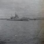 HMS Duke of York in Hong Kong Harbour