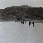 Marine patrol walking to Kei Ling Ha, Hong Kong