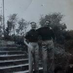 Philip Bennett (on the right) & Mne. Frank Brimacombe 42RM Cdo 1944