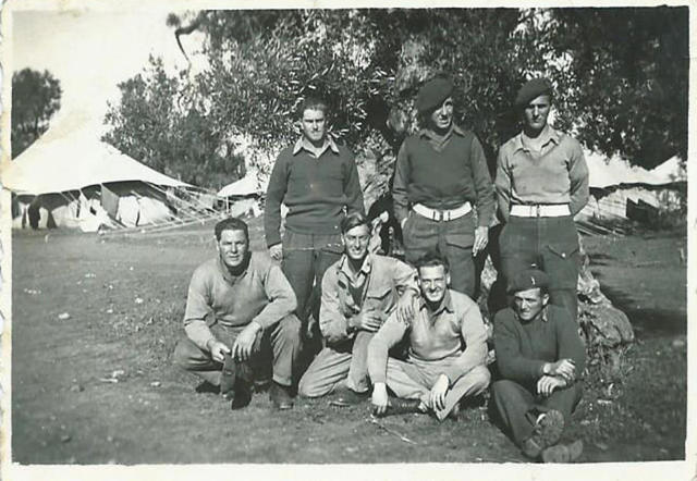 James Murray 2 Bde Signals (front row 1st  left) and others