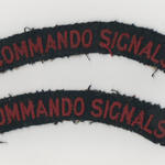 Shoulder insignia of L/Sgt Harry Bull,  2 Bde Sigs