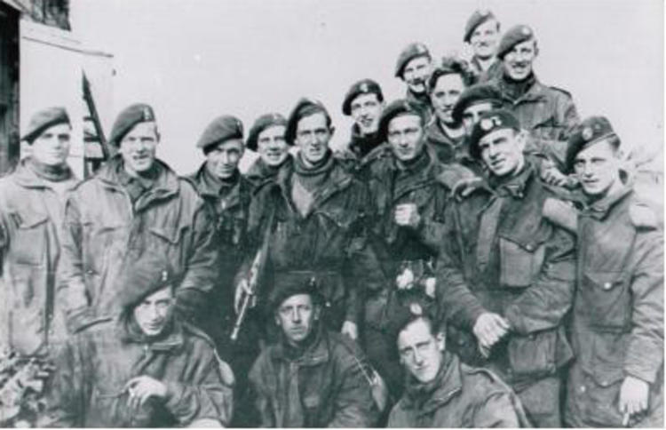 George Harris and others from No 4 Commando, Flushing 1944