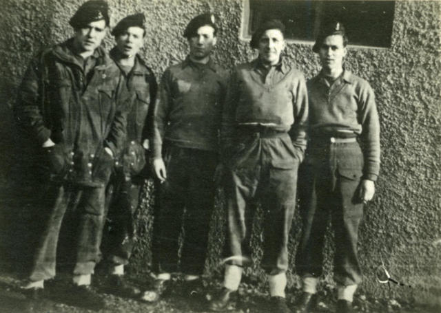 Thomas McGuinness (centre) and others