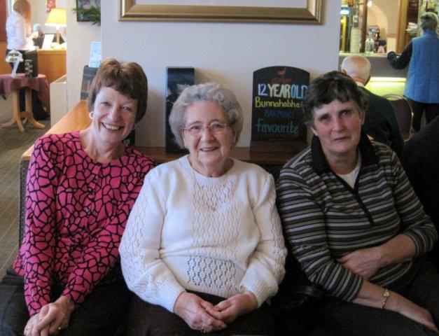 Helen Scott, Vera Bartholomew and Pam Spuffard