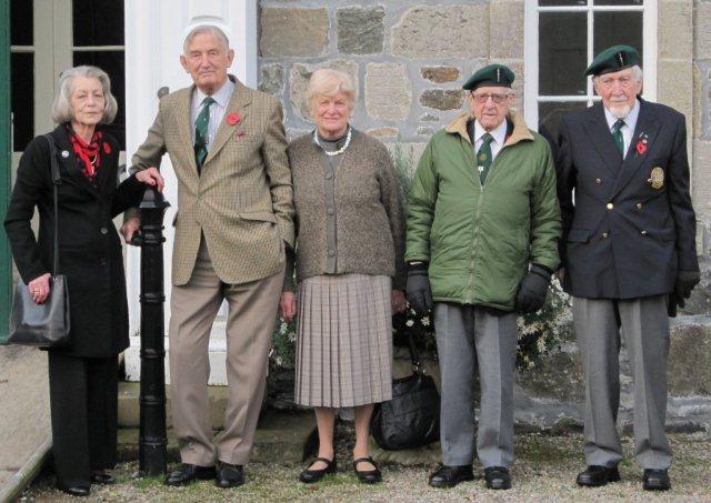 Jennie Barlow, Brigadier and Dorothea Thomas, Johnnie Morris and Eric Buckmaster