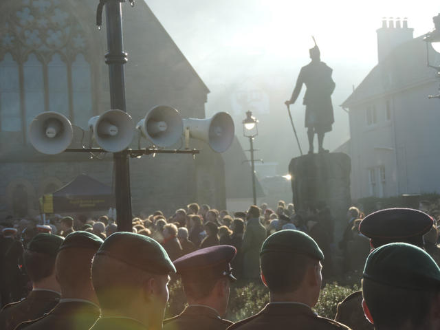 Fort William War Memorial Service 2014