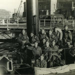 No 4 Cdos on captured ship at Flushing (2)