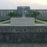 Early morning at Taukkyan War Cemetery, Yangon, Myanmar