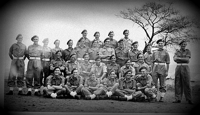 Vic Ralph and others from No 1 Commando at Ahmednager India