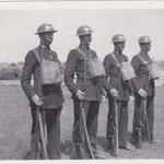 Harry Hewitt 3rd from left whilst in the Police