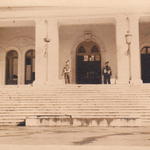 No 9 Cdo guard on their billet, Salonika, Greece, Oct/Nov 1944