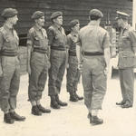 George “Jock” Donnelly being presented to Duke of Edinburgh