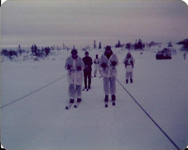 Skioring exercise clockwork North 1978, 148 Cdo Forward Observation Bty RA (1)