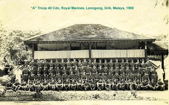 40 Commando, RM, 'A' troop, Lenngong, Grik, Malaya, 1950