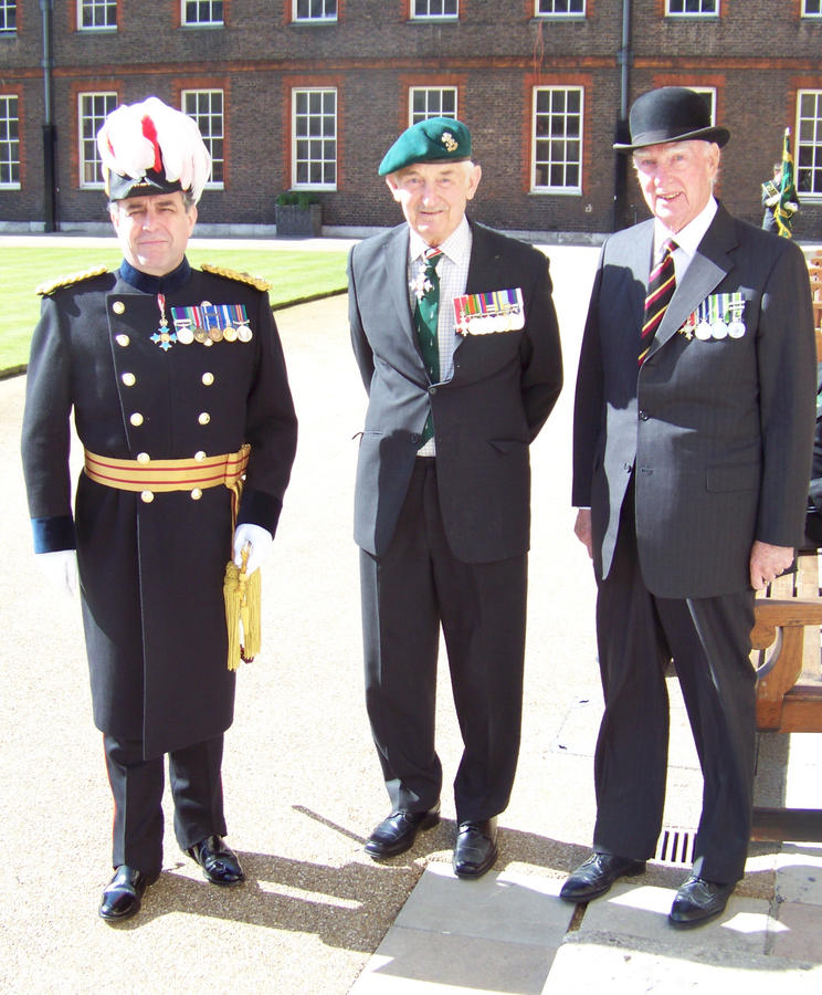 Maj General David McDowall, CBE; Brigadier Jack Thomas, CBE; Mr Eric Blackburn.