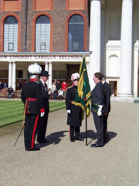 And why are you not wearing any headdress on parade?