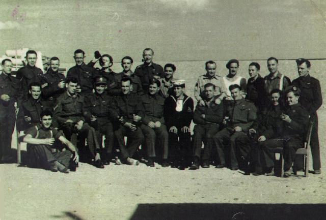 Pte Augustus George Evans MM and others from the Special Boat Squadron in 1944