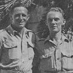 Frank ? & Unknown from No.2 Cdo. at Alameda Gardens, Gibraltar 1943