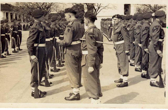 LCA Squadron Brigadier's Inspection Hong Kong 1949