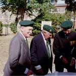 Major John 'Chips' Heron, MC, No.5 Commando and fellow Veterans.