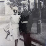 Alex with his wife whilst in Kings Squad ITCRM Apr 1961