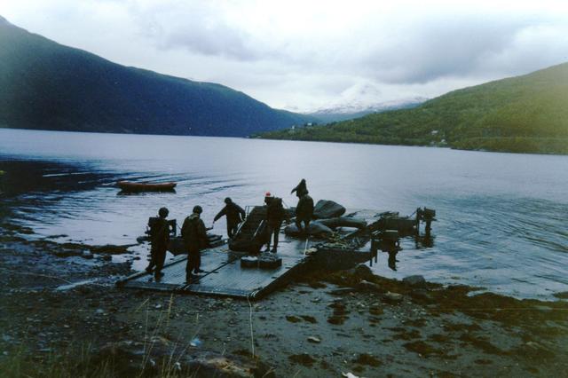 299 Troop, Gratangen fjord, Northern Norway October1988