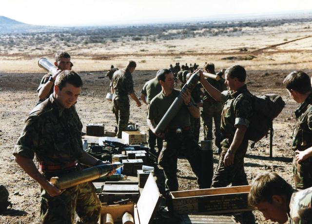 Members of 131 Indep Cdo Sqn RE, Exercise Ocean Wave, South Africa, 1997