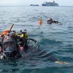 131 Commando Squadron's Dive Team working in the Straits of Gibraltar, June 2011