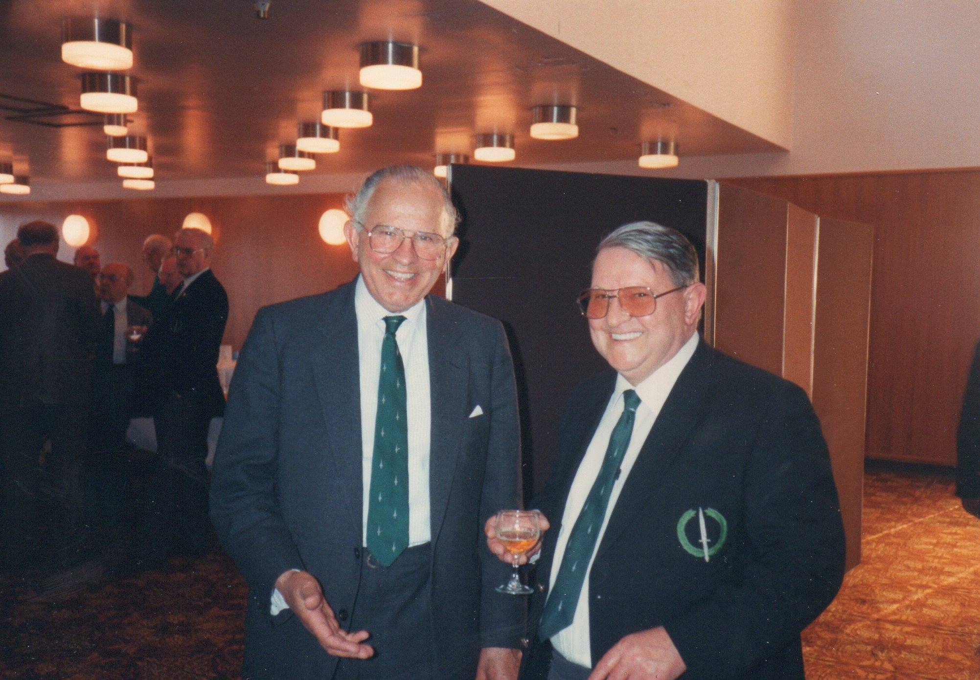 Central Ayrshire Branch Chairman and Secretary, Maj Bill Boucher-Myers DSO and Pte Jed Price