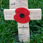 Remembrance service by the memorial in the cloisters at Westminster Abbey (6)