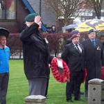 Gerry Keelor pays his respects.