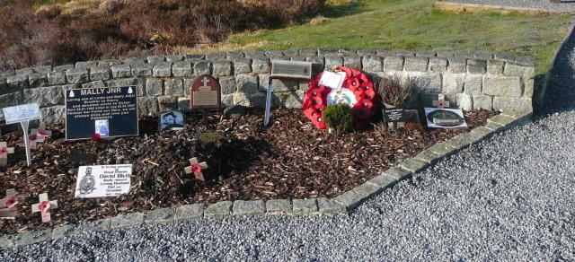 Items of Remembrance in the garden. 1