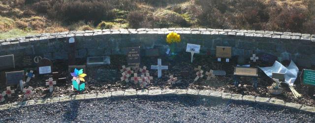 Items of Remembrance in the garden. 4