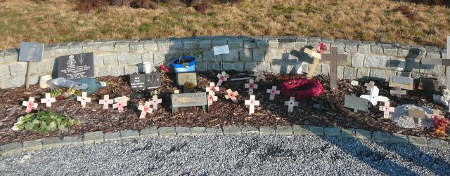 Items of Remembrance in the garden. 8