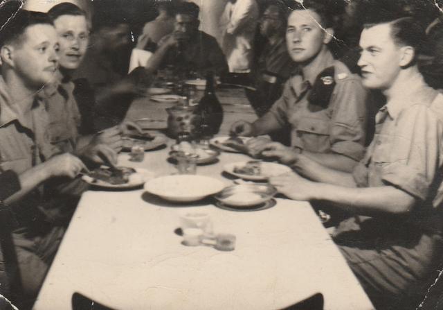 43RM Commando F troop,  dinner in Rome.