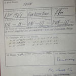 Discharge Certificate for Rfn Maginnis Nos 12 & 6 Cdos.