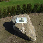 Liberation Route stone and plaque