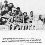 Gordon Hughes, RN Beach Sigs., & others  Forward Base 1 on Vis, Jun'44