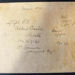 Envelope bearing Albert Skeates' name