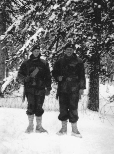 Stan Williams & Derek Preston, 45 Cdo. Cyprus 1956,  Troodos Mountains